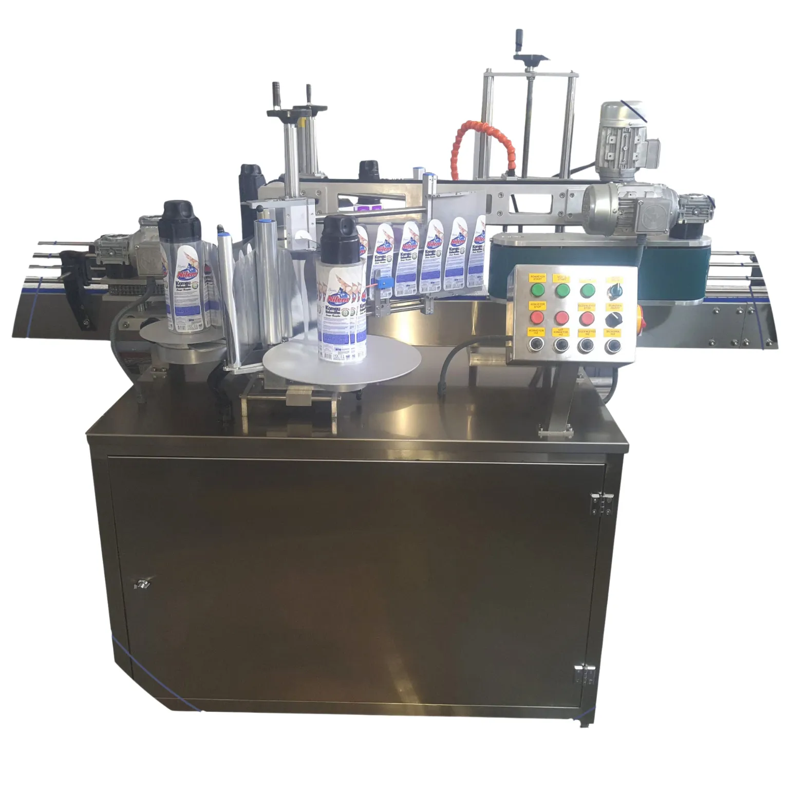 HERMA Çift Taraflı ve Silindirik Etiketleme Makinası